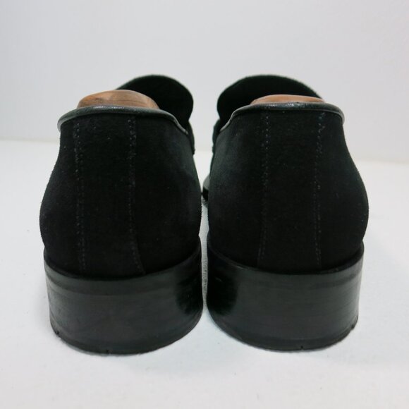 Versace Classic V2 Horse Bit Suede Leather Dress Strap Loafer Men's Shoes 42.5 - Picture 6 of 7